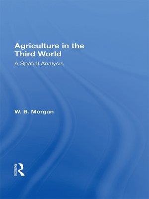 cover image of Agriculture in the Third World